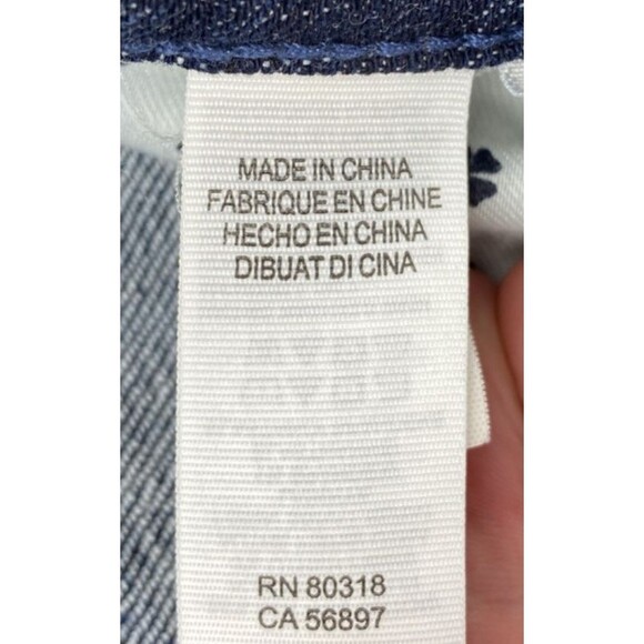 Lucky Brand Women’s Denim Bermuda Shorts Size 0/25 Blue Distressed Jean - Picture 10 of 13